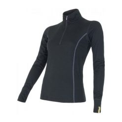 Odzież damska: Sensor Merino Wool Koszula Damska Czarny L