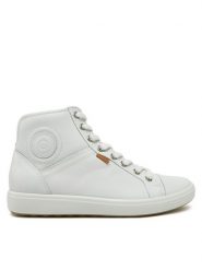 ECCO Sneakersy Soft 7 Ladies 430023 01007 Biały. Białe obuwie sportowe damskie ECCO, ze skóry, bez zapięcia. Za 599.99 zł.