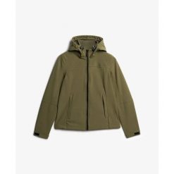 Damska kurtka z kapturem Superdry Classic Trekker. Zielone kurtki damskie Superdry, bez wzorów, z kapturem. Za 405.40 zł.
