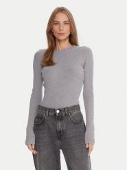 Kontatto Sweter 3M0809C Szary Slim Fit. Szare swetry klasyczne damskie Kontatto, m, z syntetyku, bez kołnierzyka. Za 249.99 zł.