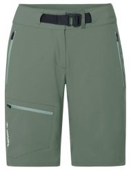 Spodenki damskie Badile Shorts II. Zielone spodenki sportowe damskie Vaude, na lato, s, bez wzorów, z materiału, narciarskie. Za 429.00 zł.