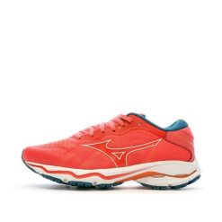 Buty do biegania damskie Mizuno Wave Ultima 14 parad. Czerwone obuwie sportowe damskie Mizuno, bez zapięcia, do biegania, mizuno wave. Za 449.99 zł.