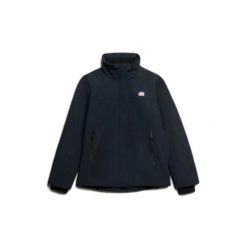 Kurtka damska Superdry Shell. Niebieskie kurtki damskie Superdry, bez wzorów, bez kaptura. Za 416.35 zł.