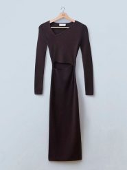 LeGer Sukienka "Linnea" w kolorze brązowym rozmiar: 34. Brązowe sukienki damskie LeGer, bez wzorów, bez ramiączek. Za 139.87 zł.