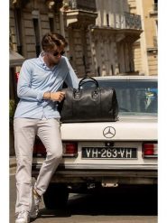 Victor & Hugo Paris Skórzana torba podróżna "Claude" w kolorze czarnym - 49 x 30 x 20 cm rozmiar: onesize. Czarne torby podróżne Victor & Hugo Paris, bez wzorów, z materiału. Za 478.99 zł.