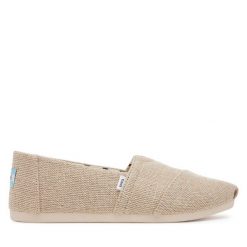 Półbuty Toms. Brązowe półbuty damskie TOMS, bez wzorów, bez obcasa, na płaskiej podeszwie, bez zapięcia. Za 239.99 zł.