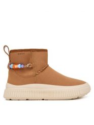 Geox Kozaki J Laquinny Girl J66M3E 000AU C6627 M Brązowy. Brązowe kozaki dziewczęce Geox, bez wzorów, bez obcasa, bez zapięcia. Za 319.99 zł.