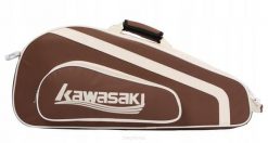 Torba do badmintona Kawasaki K1G00-C8903. Brązowe torby sportowe Kawasaki, bez wzorów, z materiału, duże. Za 349.99 zł.