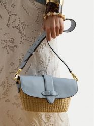 LAUREN RALPH LAUREN Torebka 431P10158003 Beżowy. Brązowe listonoszki damskie Lauren Ralph Lauren, bez wzorów, bez dodatków. Za 1,699.00 zł.