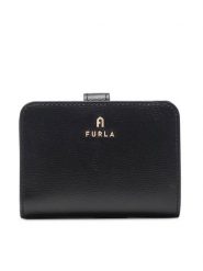 Furla Portfel Camelia WP00315-ARE000-O6000-1-007-20-CN-P Czarny. Czarne portfele damskie Furla, bez wzorów, ze skóry. Za 499.99 zł.