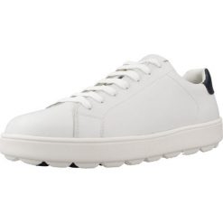 Tenisówki Geox Model D Spherica Ecub-1 Kolor Biały. Białe obuwie sportowe damskie Geox, ze skóry, bez zapięcia, tenisowe. Za 409.99 zł.