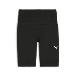 DAMSKIE, ROWEROWE SPODENKI BEZSZWOWE Z WYSOKIM STANEM SHAPELUXE PUMA Black. Czarne spodenki sportowe damskie Puma, xs, bez wzorów, z podwyższonym stanem. W wyprzedaży za 134.00 zł.