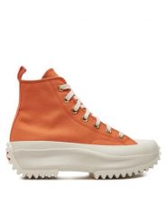 Converse Trampki Run Star Hike A09911C Brązowy. Brązowe trampki damskie Converse, bez wzorów, z materiału, bez zapięcia. Za 379.99 zł.