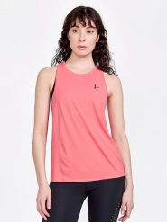 Craft Top sportowy "ADV Hit" w kolorze jasnoróżowym rozmiar: M. Różowe koszulki sportowe damskie Craft, m, bez wzorów, z materiału, bez ramiączek, outdoorowe. Za 100.99 zł.