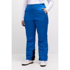 Damskie Spodnie narciarskie nieprzemakalne modelowane kolana mankiet od śniegu. Niebieskie spodnie sportowe damskie Ulla Popken, na lato, plus size, bez wzorów, z elastanu, narciarskie. Za 633.99 zł.