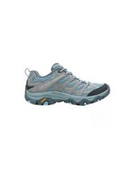 Buty trekkingowe Merrell Moab 3 Suede dla kobiet. Niebieskie obuwie trekkingowe damskie Merrell, z gumy, bez zapięcia. Za 606.05 zł.