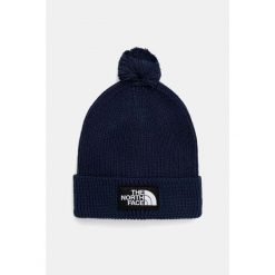Czapka zimowa The North Face LOGO BOX POM BEANIE. Niebieskie czapki damskie The North Face, na zimę, bez wzorów. W wyprzedaży za 119.00 zł.