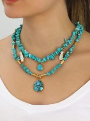 L'Atelier de Gaia Pozłacany naszyjnik z elementami ozdobnymi - dł. 40 cm rozmiar: onesize. Białe naszyjniki damskie L'Atelier de Gaia, z perłą, pozłacane. Za 113.99 zł.