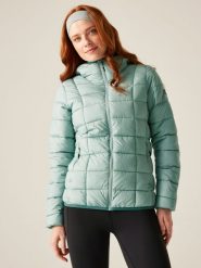 Regatta Kurtka pikowana "Asper" w kolorze miętowym rozmiar: 40. Zielone kurtki damskie Regatta, bez wzorów, bez kaptura. Za 208.33 zł.