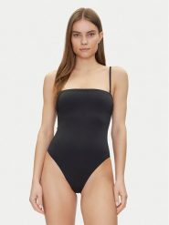 Calvin Klein Swimwear Strój kąpielowy Bandeau One Piece-Rp KW0KW02709 Czarny. Czarne stroje jednoczęściowe Calvin Klein Swimwear, bez wzorów, z syntetyku. Za 299.99 zł.