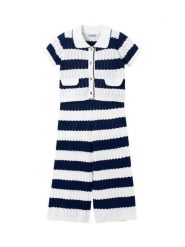 Mayoral Komplet sweter i spodnie materiałowe 3595 Granatowy Regular Fit. Niebieskie swetry dziewczęce Mayoral, bez wzorów, z bawełny, bez kołnierzyka, bez ramiączek. Za 209.99 zł.