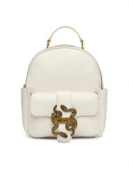 Just Cavalli Plecak 80RA4BA5 ZSA89 Biały. Białe plecaki Just Cavalli, bez wzorów, ze skóry. Za 909.99 zł.