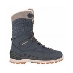Buty trekkingowe damskie Lowa Barina Evo Gtx. Niebieskie obuwie trekkingowe damskie Lowa, z materiału, przed kolano, bez zapięcia. Za 1,185.00 zł.