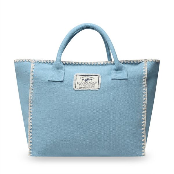 Torebka Banana Moon. Niebieskie shopper bag Banana Moon, bez dodatków. Za 229.99 zł.