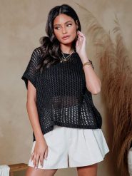 LA Angels Sweter w kolorze czarnym rozmiar: XL. Czarne swetry klasyczne damskie LA Angels, xl, z bawełny, bez kołnierzyka. Za 126.99 zł.