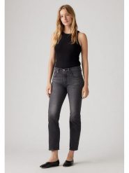 Levi's Dżinsy "501" - Slim fit - w kolorze czarnym rozmiar: W28/L30. Czarne jeansy damskie Levi's, z podwyższonym stanem. Za 229.95 zł.