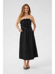 CULTURE Sukienka w kolorze czarnym rozmiar: S. Czarne sukienki damskie Culture, z aplikacjami, bez ramiączek. Za 208.99 zł.