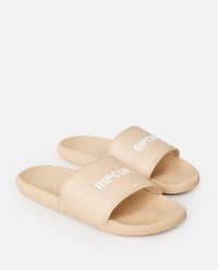Klapki Rip Curl Classic Bloom. Białe klapki damskie Rip Curl, bez wzorów, z materiału, bez obcasa, bez zapięcia. Za 129.99 zł.
