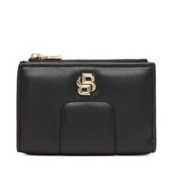 Portfel BOSS. Czarne portfele damskie Boss, bez wzorów. Za 215.99 zł.