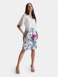 Swing Sukienka koktajlowa 5AG09300 Kolorowy Slim Fit. Sukienki damskie Swing, bez wzorów, z syntetyku, wizytowe, bez ramiączek. Za 859.99 zł.