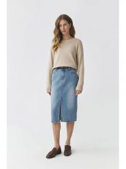 TATUUM Spódnica dżinsowa w kolorze błękitnym rozmiar: 40. Niebieskie spódnice damskie TATUUM, na co dzień, bez wzorów, z bawełny, klasyczne, midi. Za 196.45 zł.