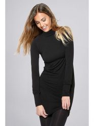 Intimidea Sukienka w kolorze czarnym rozmiar: M/L. Czarne sukienki damskie Intimidea, bez wzorów, prążkowane, bez ramiączek. Za 92.42 zł.
