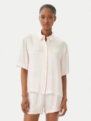 HUGO Koszulka piżamowa Style B 50561023 Różowy jasny Oversize. Czerwone piżamy damskie Hugo, bez wzorów, z wiskozy, bez ramiączek. Za 319.99 zł.