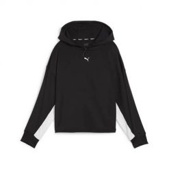 Bluza treningowa damska Puma Fit Double Knit. Czarne bluzy damskie Puma, l, bez wzorów, z kapturem. Za 403.00 zł.