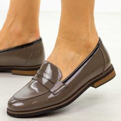 Szare skórzane mokasyny damskie Cambell 663. Szare mokasyny damskie Cambell, na jesień, z jeansu, bez obcasa. Za 219.00 zł.
