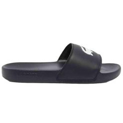 Klapki Sportowe Damskie Lacoste Serve Slide. Czarne klapki damskie Lacoste, bez wzorów, z materiału, bez obcasa, bez zapięcia. Za 167.20 zł.