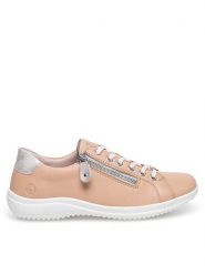 Remonte Sneakersy D1E03-20 Brązowy. Brązowe obuwie sportowe damskie Remonte, ze skóry, bez zapięcia. Za 369.99 zł.