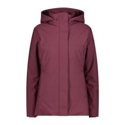 Kurtka parka damska z kapturem softshell CMP. Czerwone parki damskie CMP, z softshellu, z kapturem. Za 633.00 zł.
