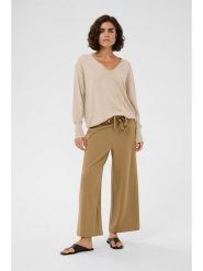 Kaffe Sweter w kolorze beżowym rozmiar: M. Brązowe swetry klasyczne damskie Kaffe, m, bez kołnierzyka. Za 104.99 zł.