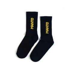 Skarpetki sportowe Manto Logotype 23. Białe skarpetki damskie MANTO, bez wzorów, z bawełny. Za 47.99 zł.