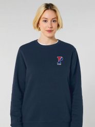 American Universities Bluza "Penn" w kolorze granatowym rozmiar: XXL. Niebieskie bluzy damskie American Universities, xxl, bez wzorów, bez kaptura. Za 83.42 zł.