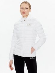 EA7 Emporio Armani Kurtka przejściowa 8NTB23 TNF8Z 0101 Biały Regular Fit. Białe kurtki damskie EA7 Emporio Armani, xs, bez wzorów, z syntetyku, bez kaptura. Za 529.99 zł.