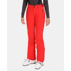 Damskie spodnie narciarskie Kilpi DAMPEZZO-W. Czerwone spodnie sportowe damskie Kilpi, na zimę, xs, bez wzorów, z nylonu, narciarskie. Za 835.17 zł.