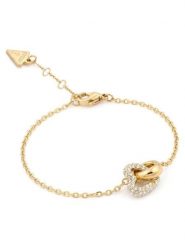 Guess Bransoletka JUBB06 014JW Złoty. Żółte bransoletki damskie Guess, metalowe. Za 231.99 zł.