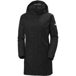 Płaszcz ocieplany dla kobiet Helly Hansen Aden. Czarne płaszcze damskie CEP, s, bez wzorów, z materiału, bez kaptura. Za 688.50 zł.