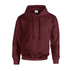 Bluza Z Kapturem Dla Dorosłych Unisex Heavy Blend. Fioletowe bluzy damskie GILDAN, m, bez wzorów, z bawełny, z kapturem. Za 82.99 zł.